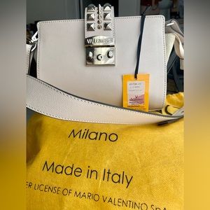 Kiki Leather & Suede Crossbody Bag. Valentino by Mario Valentino